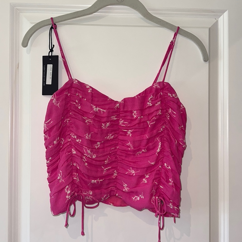 Pink with white flowers top from skylar + madison